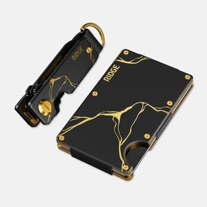 Ridge Daily Driver Kit, Wallet+Keycase, Kintsugi Black, NIB, NWT